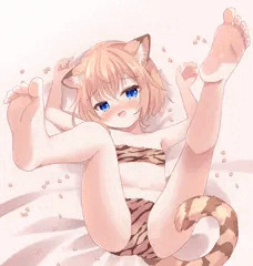 鬼と間違われて豆をまかれるねこ