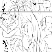 【近況報告+おまけ】ふたなりちゃんと幽霊さん・後日譚ラフ