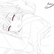 玉藻の前とイチャイチャする日　クリスマスver　線画