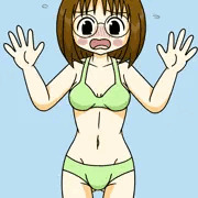 恥ずかしがり屋の眼鏡っ娘