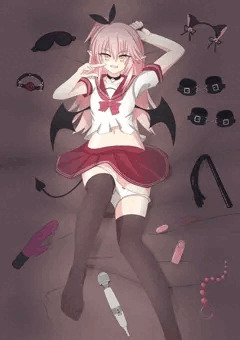 ピンク髪