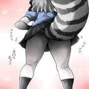 しーえむのおしごとをもらったアライさん