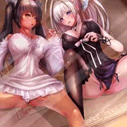 【skebリクエスト途中②】ビーチでナンパしたオリキャラ姉妹続き
