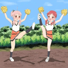 こはねちゃんとメグちゃんの秘密の特訓