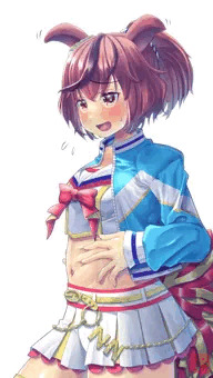 チアネイチャさん（へそで応援）
