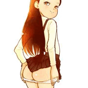 秋の半ケツ。