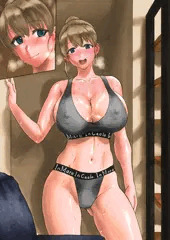トレーニング後にあられもない姿でハニーの元を訪れるイントレピッド