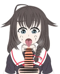 時雨ちゃんが吸ってくれます