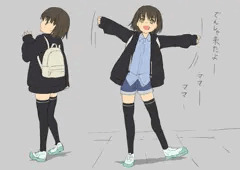 春着の女の子