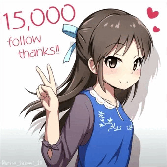 ピースするありすちゃん