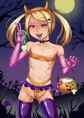 ハロウィンゆなちゃん