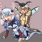 ガッツ星人さんとダイオリウスちゃん