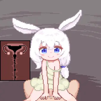 ウサちゃん騎乗位えっち＋ミニゲーム