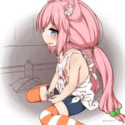 ひなたちゃんの隣で対戦ゲーム