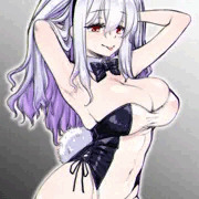 透けバニーさん。