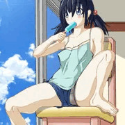 暑いからアイス食べよう