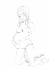 春奈　膨腹