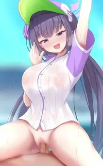 スミレに応援されながら搾り取られたい♡