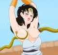 触手に乳首を吸われる女賢者：ダイの大冒険エロ同人アニメーション