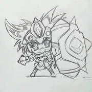 昔描いたデフォルメキャラ