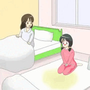 お友達の家で