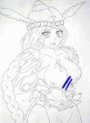 戦いに破れた戦乙女さんを・・・