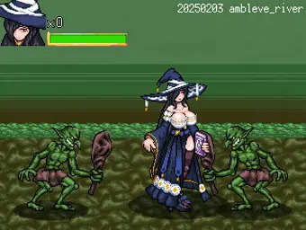 OC魔女さんゴブリン敗北