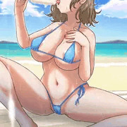 アイスを食べる曜ちゃん