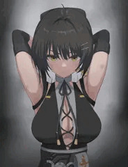 捕まった♀漂白者
