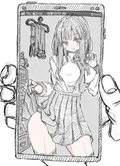 自撮り女の子のパンチラ