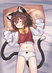 寝ている橙ちゃんに…