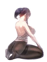 黑パンスト正座