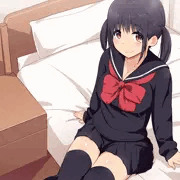 制服ニーソ
