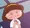 苦そうな表情の女の子