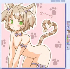 しっぽがハートちゃん
