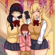 JKに弱みを握られ露出させられるメカクレマゾショタ