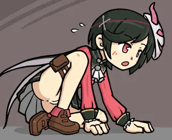 しゃがみ歩き