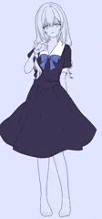 おさげちゃんの立ち絵