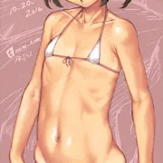 マイクロビキニ女の子