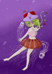 クラゲドール・スカーレットさんとやらを描いてみた