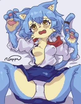 オリキャラメスケモ：ノアちゃんとなかよし