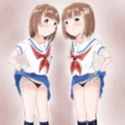 誘惑してくる杵崎姉妹