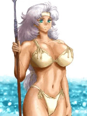 水着姐さん