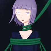 首をぎゅっとね