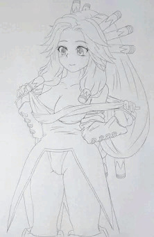 冒険の準備を整えるセラフィナちゃん。