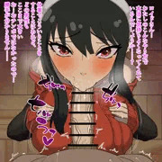 ヨルさん石化♪と通常版❤Petrified version of  Yol (sucking on his brother Yuri) and Lloyd