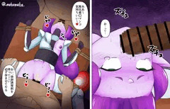【串刺しファック】ロリババア戦士完全敗北！机拘束ファック