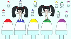 かき氷ロケット発射
