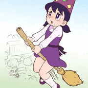 魔女っ子さん。