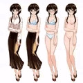 次回作用ヒロインの立ち絵